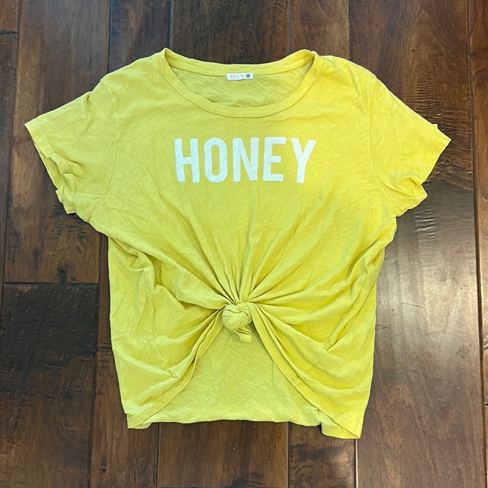 Yellow Honey Tee. Size 4